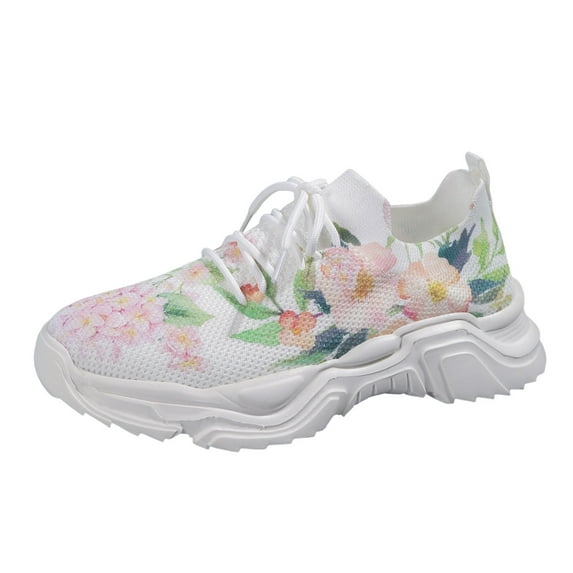 Sopiago Shoes Women Jogging Shoes, Women's Fashion Casual Sports Shoes,Anti-Skid Sports Shoes, Indoor and Outdoor Casual Shoes Pink,42