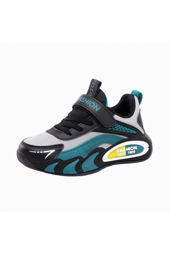 Sneaker for Boys Lightweight Breathable Tennis Running Shoes Athletic Non-Slip Sneakers Running Shoes for Kids Green,4