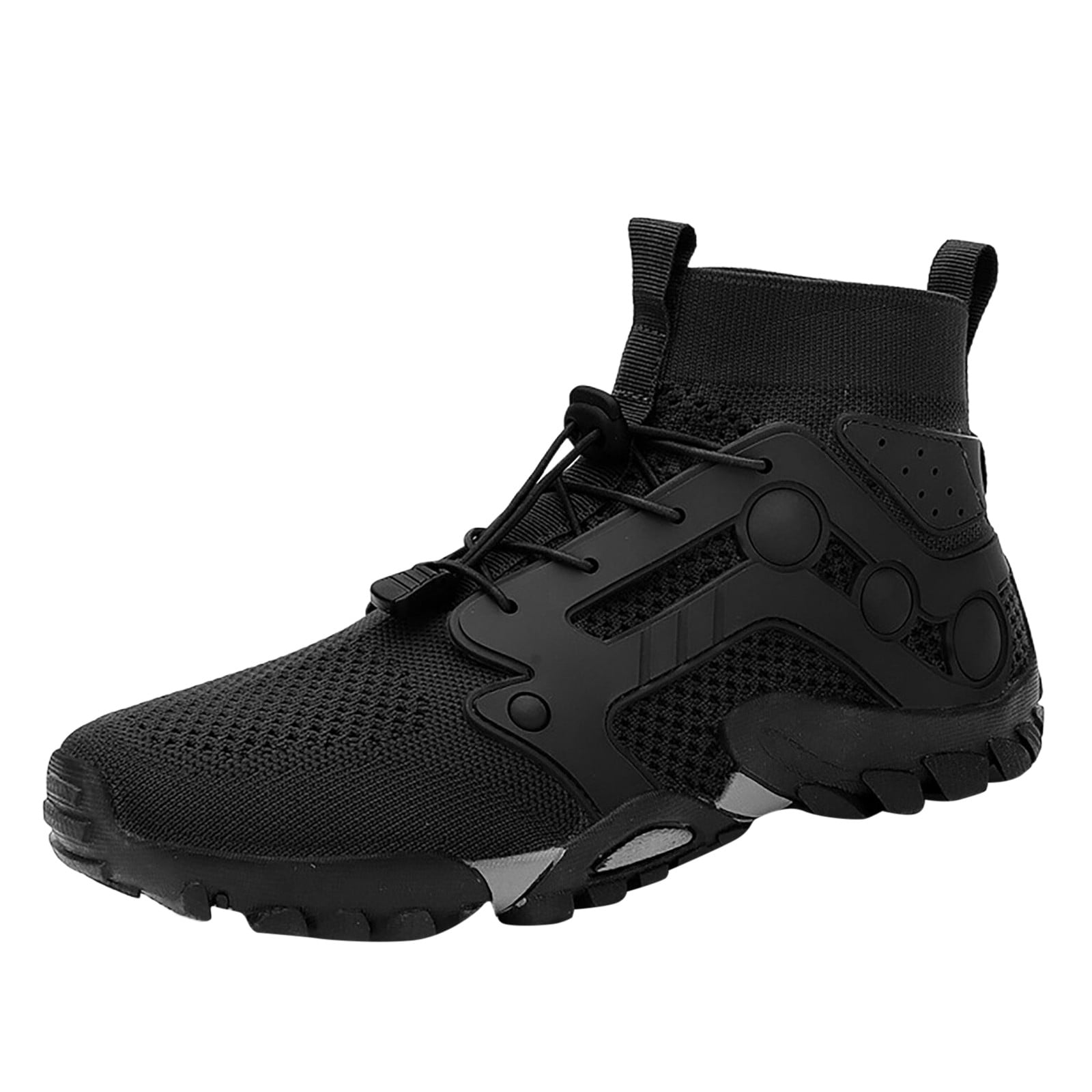 Sopiago Sneakers Extra Wide Men's Fashion Sneakers Sport Athletic Tennis Walking Shoes Black,40