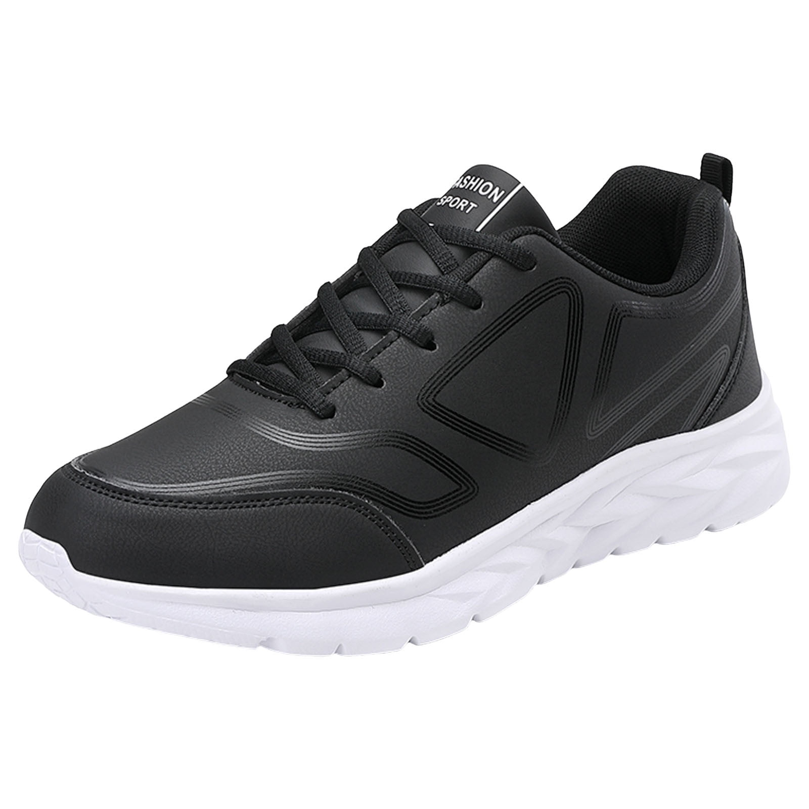 Sopiago Steel Toe Shoes for Men Men's Crossbar Slip-on Sneaker, Wide ...