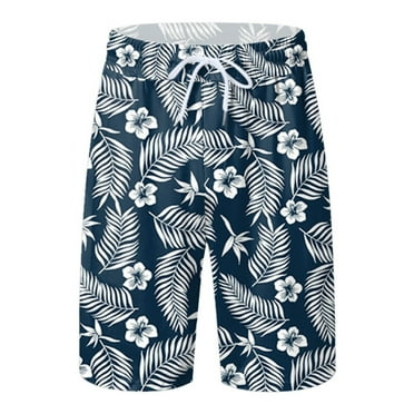Sopiago Swim Trunks Men's Quick Dry Swim Trunks Board Shorts Bathing Suits Swimsuit Beach Shorts with Pockets Dark Blue,3XL