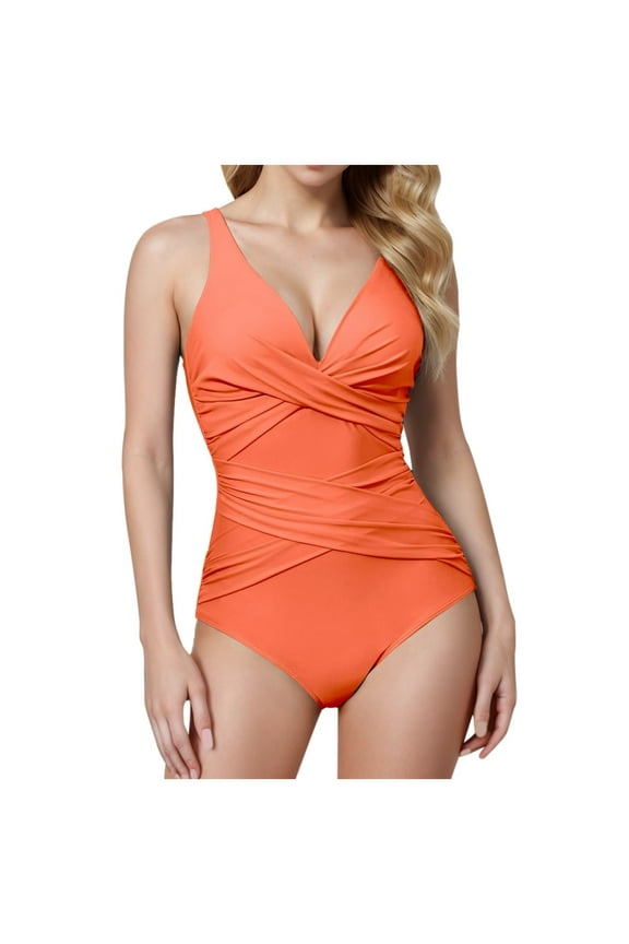 Swim Trunks With Swim Shirt Swimsuits for Women Sexy Hairy Chest Bathing Suit High Cut Borat Funny Swimsuits Bathing Suit Orange,XXL