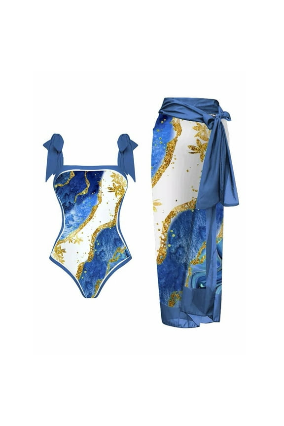 Swim for Women Womens Boyleg Unitard Swimsuits Racerback One Piece Bathing Suits Blue,L