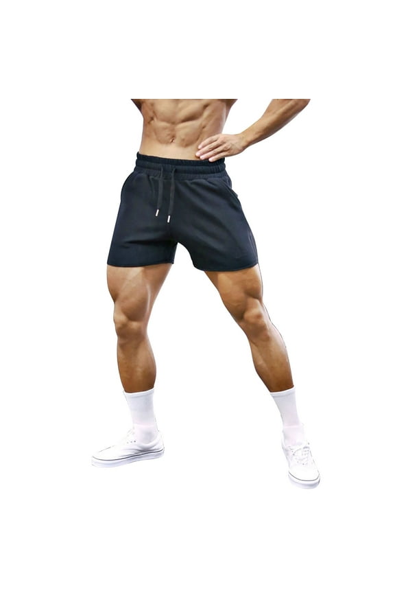 Swimtrunks Mens Men's Sportwear Swim Trunks Quick Dry Board Shorts with Lining Black,3XL