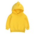 thumbnail image 1 of Sopiago Toddler Boy Hoodies Solid Casual Hooded Sweatershirt Pullover Yellow,18-24 Months, 1 of 6