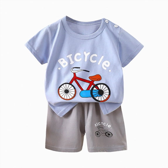 Sopiago Toddler Girls Clothes Long Sleeve Sweatshirt + Leggings 2pcs Outfits Set Baby Outfits Sky Blue,3-4 Years
