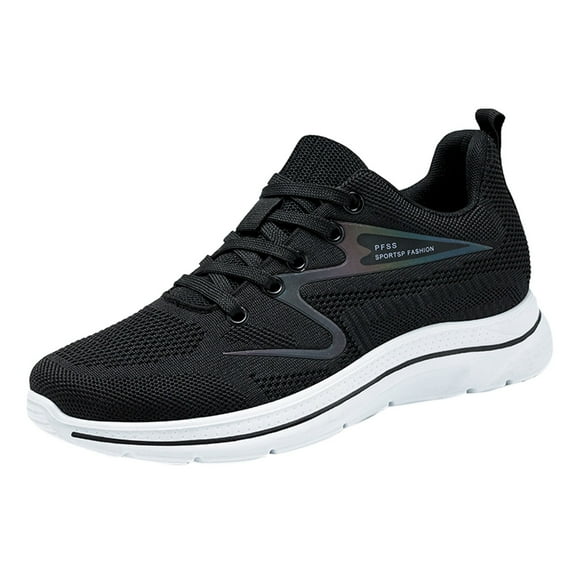 Sopiago Womens Walking Shoes Womens Classic White Sneakers,Low Top White Canvas Shoes,Lightweight Casual Canvas Sneakers Black,40