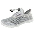 thumbnail image 1 of Sopiago Walking Shoes Women Women's Platform Fashion Sneakers Walking Lace-Up Comfortable Dad Sneakers Workout Sport Work Casual Tennis Shoes Grey,39, 1 of 5