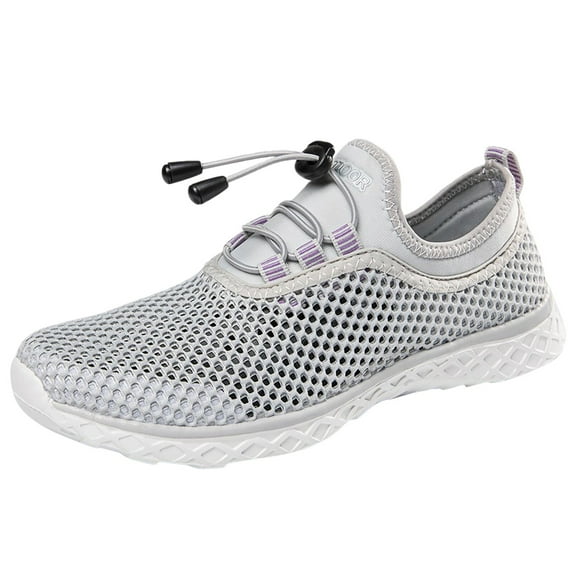 Sopiago Walking Shoes Women Women's Platform Fashion Sneakers Walking Lace-Up Comfortable Dad Sneakers Workout Sport Work Casual Tennis Shoes Grey,39