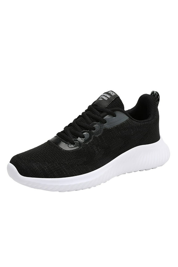 Women Running Sneakers Women's Cloud Walking Shoes Supportive Tennis Running Shoes Lightweight Non-Slip Fashion Sneakers Black,37