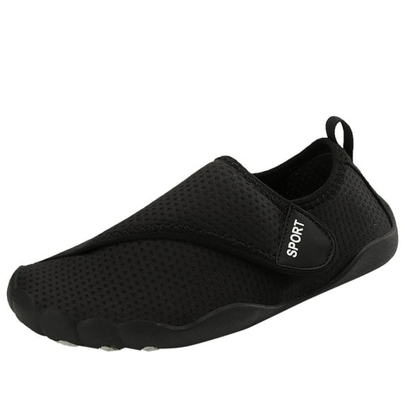 Sopiago Women Running Sneakers Women's Slip On Walking Shoes Lightweight Casual Running Sneakers Black,42