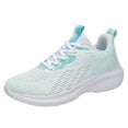thumbnail image 1 of Sopiago Women Running Sneakers Womens Slip On Walking Shoes，Memory Foam Lightweight Comfort Casual Workout Shoes,Yoga Or Tennis Or Running Sneakers Mint Green,40, 1 of 6