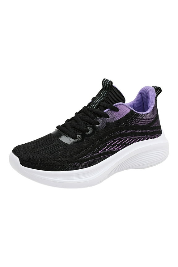 Women'S Running Shoes Women Running Shoes Lightweight Tennis Shoes Non Slip Gym Workout Shoes Breathable Mesh Walking Womens Sneakers Purple,37