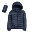 thumbnail image 1 of Sopiago Women's Lightweight Long-Sleeve Water-Resistant Packable Puffer Jacket Womens Navy,XL, 1 of 5