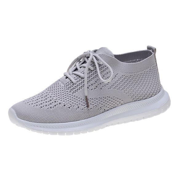 Sopiago Women's Slip On Sneakers Shoes for Women Spring Sneakers Women Casual Ladies Sport Shoes Casual Slip on Shoes Grey,38