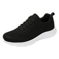 thumbnail image 1 of Sopiago Women's Slip on Sneakers Women's Play Fashion Sneaker Washed and Leopard Canvas Slip on Shoes Black,41, 1 of 6