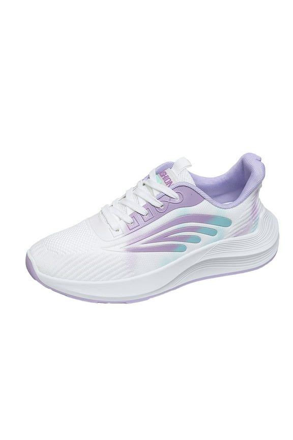 Women's Sneakers Women's Platform Fashion Sneakers Walking Lace-Up Comfortable Dad Sneakers Workout Sport Work Casual Tennis Shoes Purple,38