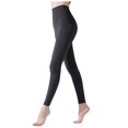thumbnail image 1 of Sopiago Womens Leggings Thick Fleece Lined Winter High-Waisted Leggings Warm Pants Elastic Slim Workout Yoga Tight Dark Gray,One Size, 1 of 4