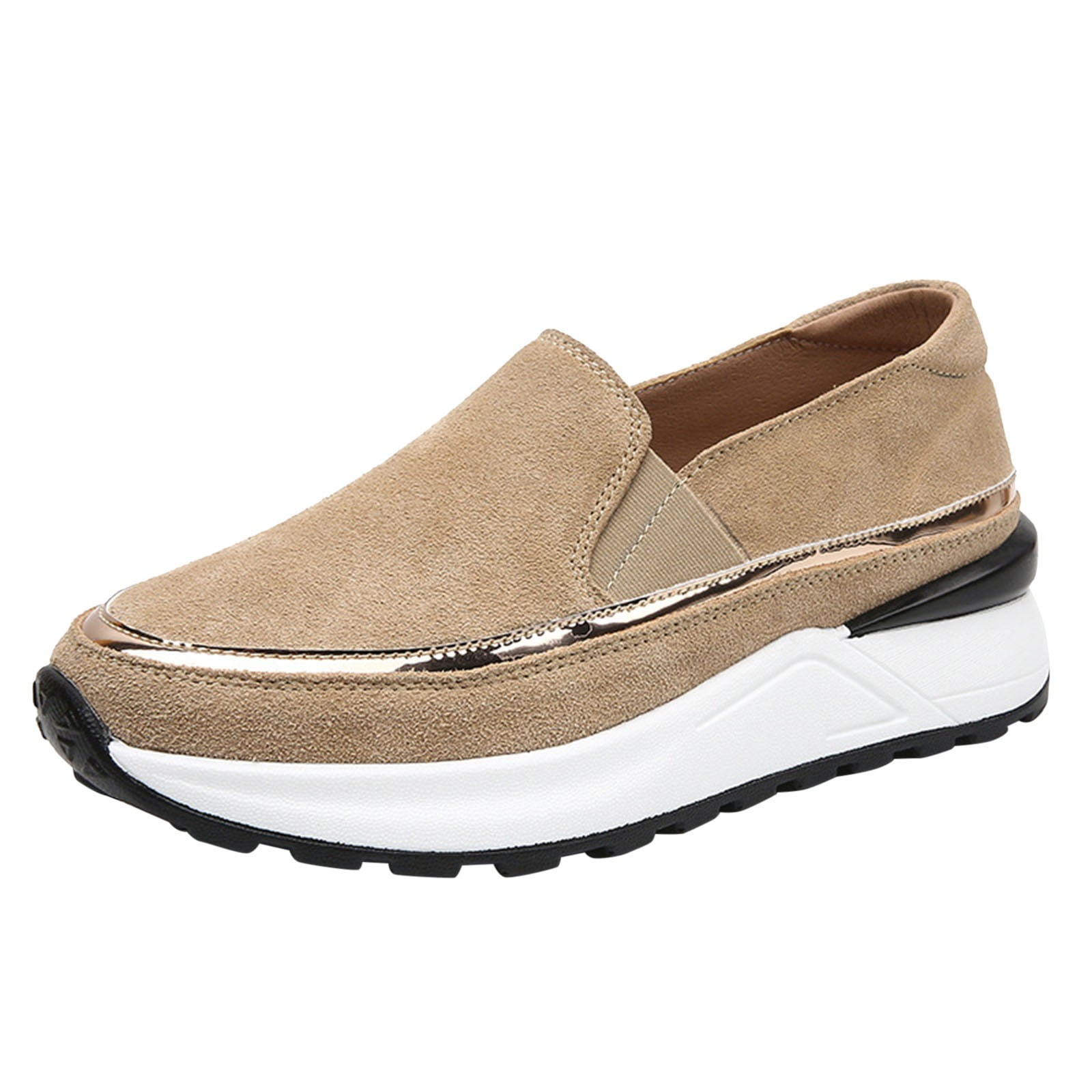 Womens Running Shoes Women Tennis Running Shoes Lightweight Mesh Outdoor Sneakers Breathable Walking Workout Jogging Gym Non Slip Footwear Brown,40