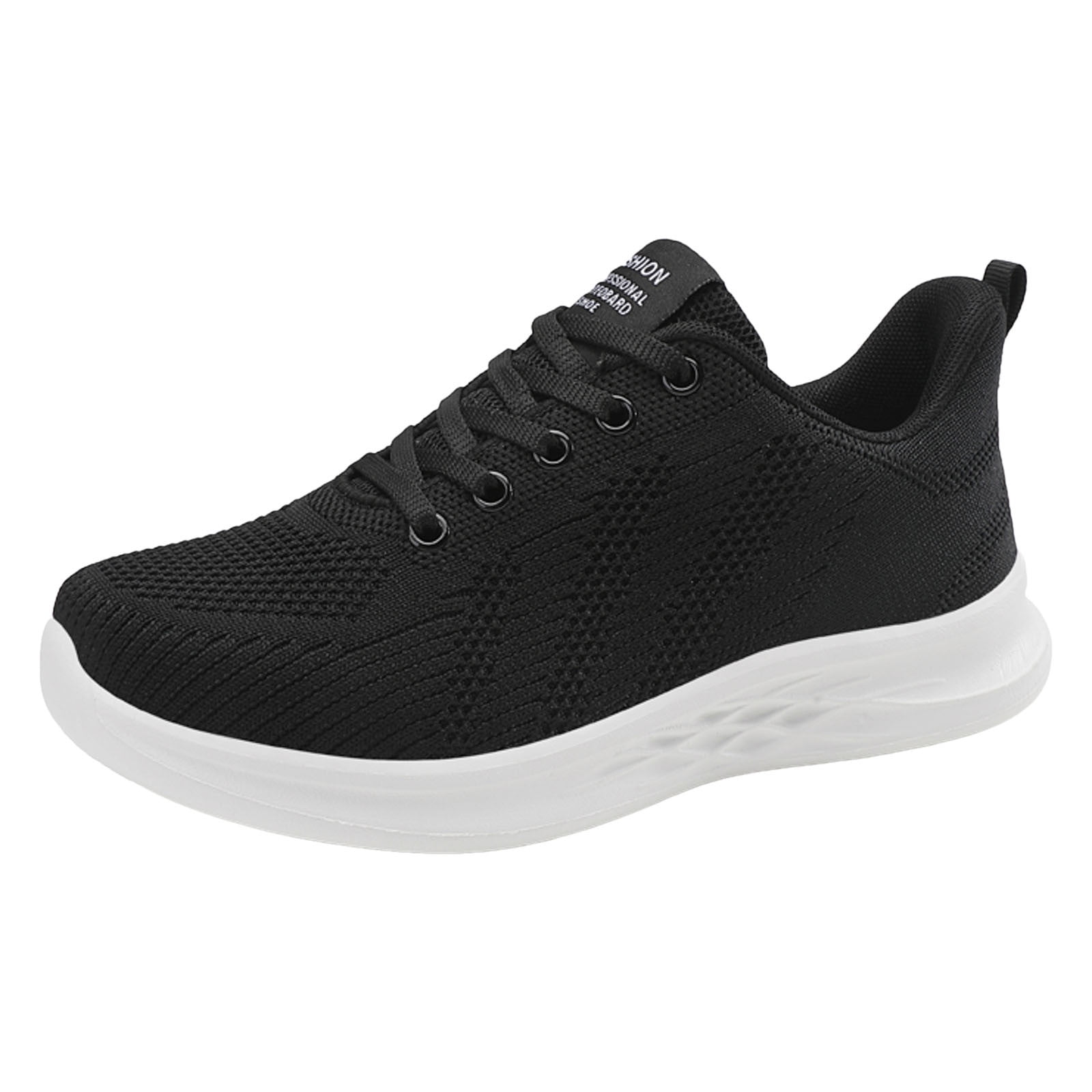 Sopiago Womens Running Shoes Women's Mesh Drainage Water Sneakers Fresh Impression Black,37