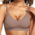 thumbnail image 1 of Sopiago Womens Seamless Bra No Underwire Comfort Push Up Bras Buttery Soft Wireless Bralette Full Coverage Sport Everyday Bra Grey,M, 1 of 4