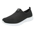 thumbnail image 1 of Sopiago Womens Shoes Women's Mesh Slip On Walking Shoes Fashion Breathable Spakle Glitter Sneaker White,40, 1 of 6