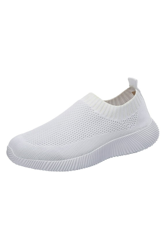 Womens Sneaker Woman Fashion Pure Sneakers Casual Lace up Flat Shoes Low Top for Female White,41