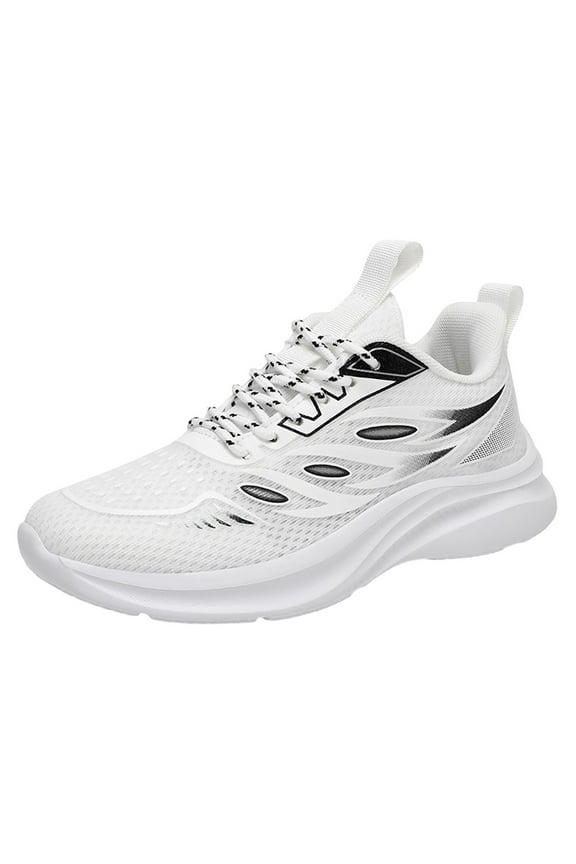 Womens Sneakers Women's Wide Toe Box Road Running Shoes Wide Athletic Tennis Sneakers with Rubber Outsole White,42