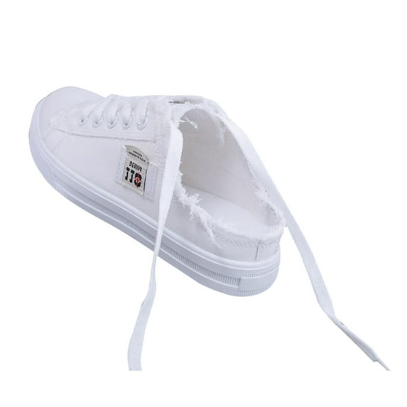Sopiago Womens Tennis Shoes Fashion Summer Women Sneakers Mesh Hollow Breathable Comfortable Lightweight Lace up White,39