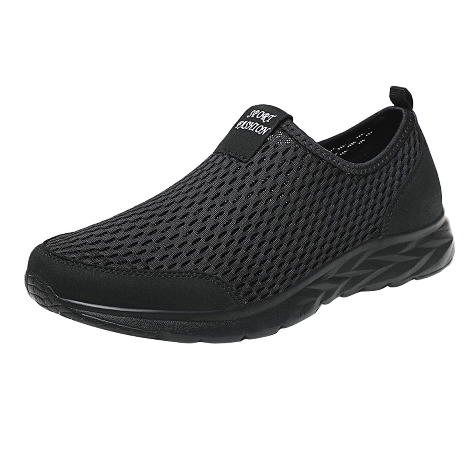 Sopiago Womens Tennis Shoes Women Sneakers Mesh Walking Sock Shoes Breathable Comfort Shoes Black,41