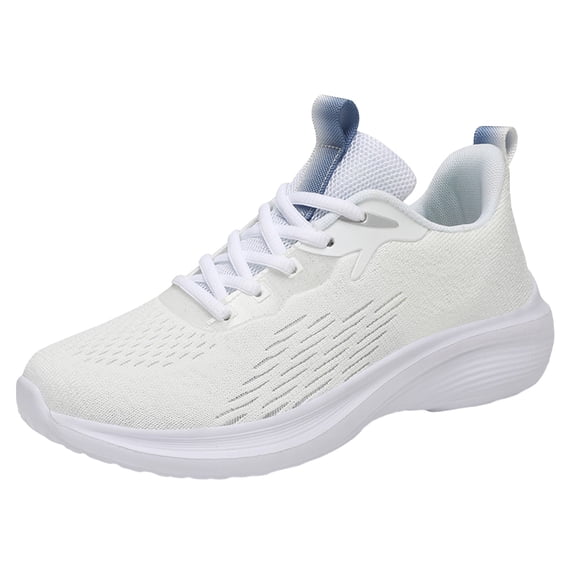 Sopiago Womens Tennis Shoes Womens Walking Tennis Shoes - Slip On Memory Foam Lightweight Casual Sneakers for Gym Travel Work White,40