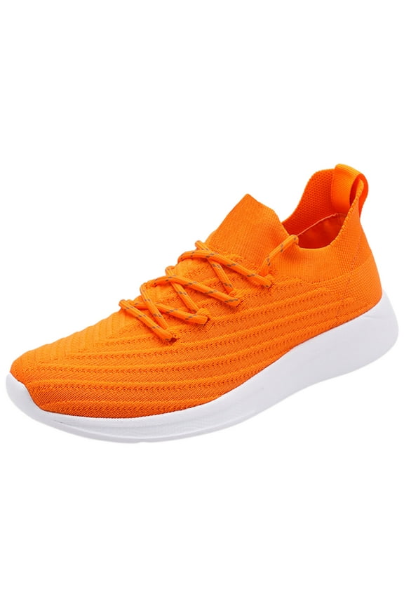 Womens Walking Shoes Womens Walking Shoes Arch Support Sneakers Platform Tennis Sneakers Plantar Fasciitis Shoes for Foot Pain Relief Orange,41