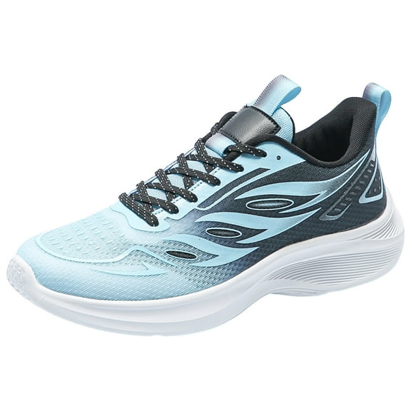 Sopiago Youth Sneakers Men Women Comfortable Breathable Safety Work Shoes Indestructible Puncture Proof Work Sneakers Blue,45