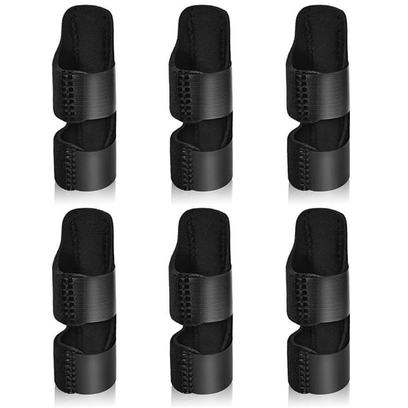 Sopito Finger Splint, 6PCS Finger Brace Support Stabilizer for Index, Middle, Ring Fingers Straightening Arthritis Knuckle Immobilization