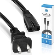 Sopito Power Cord for Recliner Chair, 6ft 2 Prong Power Recliner Wire Replacement, AC Adapter Cord for Lazyboy, Limoss OKIN Electric Sofa and Lift Chair