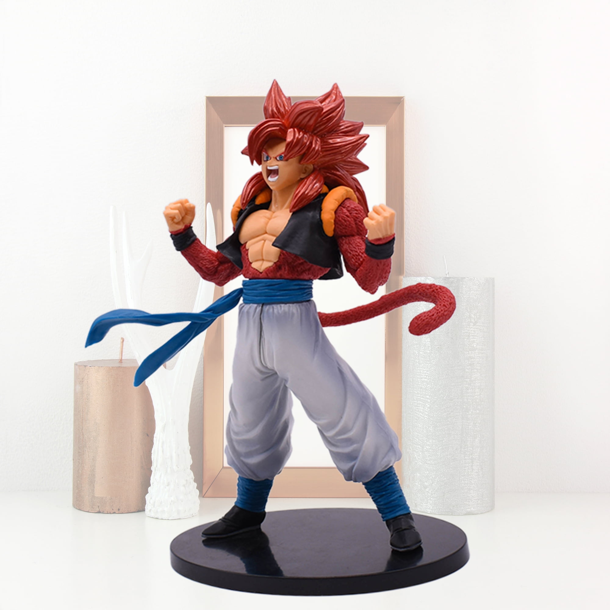 Soplay Dragon Ball Gogeta Action Figures 9" Gogeta with Red Hair Doll