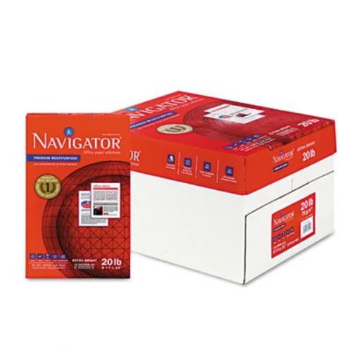 Navigator Premium Multipurpose Paper 97 Brightness 20lb 8-1/2x14 White 5000/Carton NMP1420