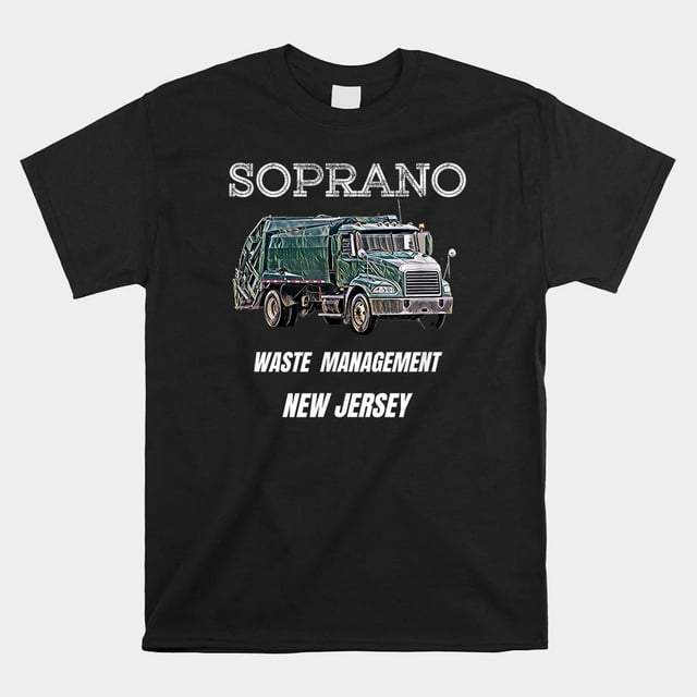 Soprano Garbage Truck Waste Management Shirt