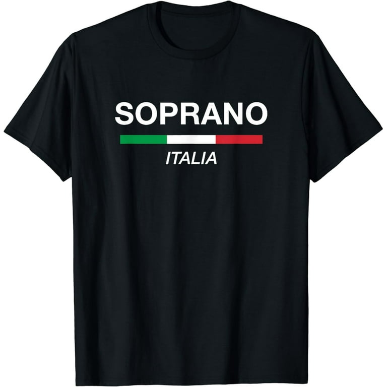 Soprano Italian Name Family Reunion T Shirt Italy Flag Soprano Italian Name Family Reunion T Shirt Italy Flag