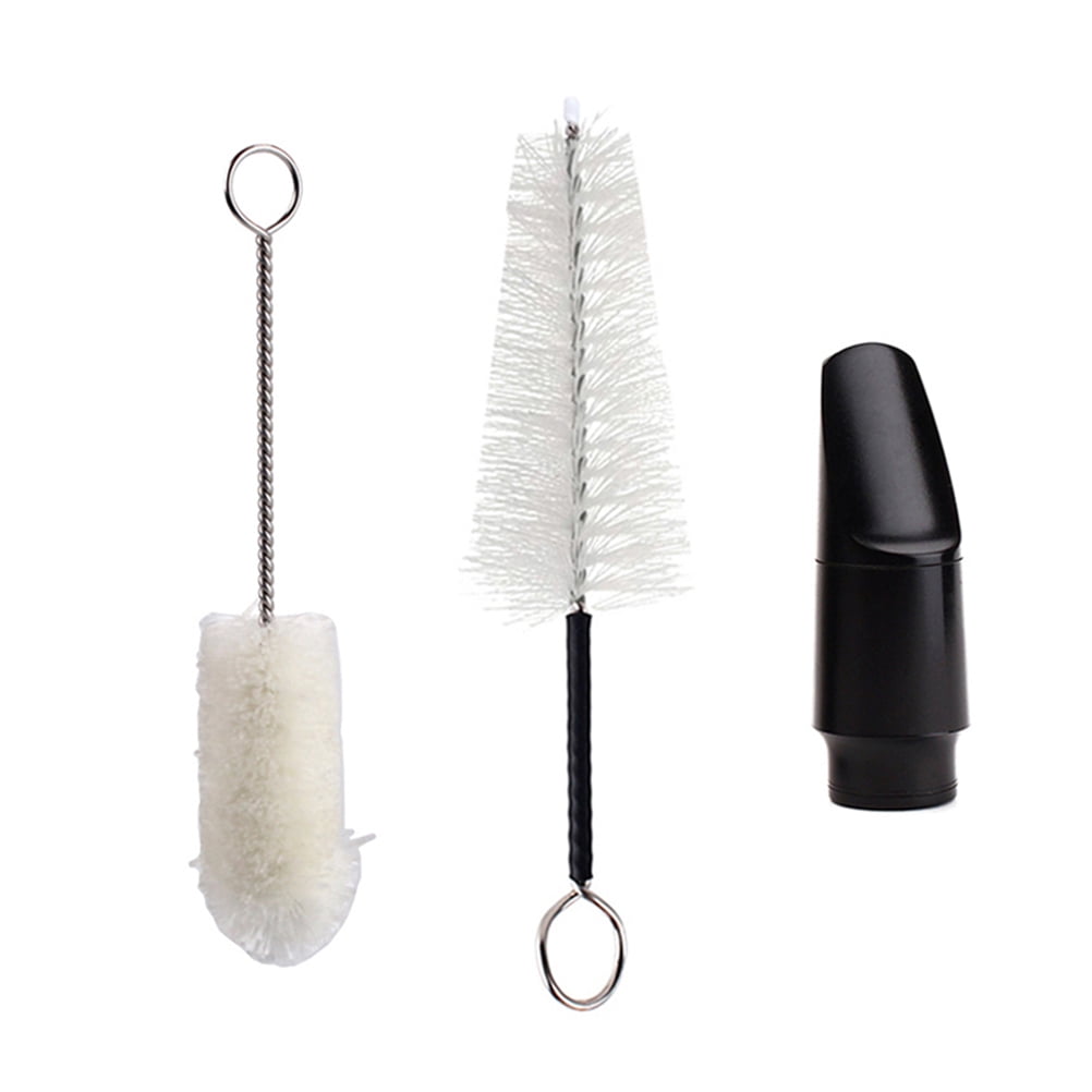Soprano Saxophone Mouthpiece with 2pcs Mouthpiece Cleaning Brush for