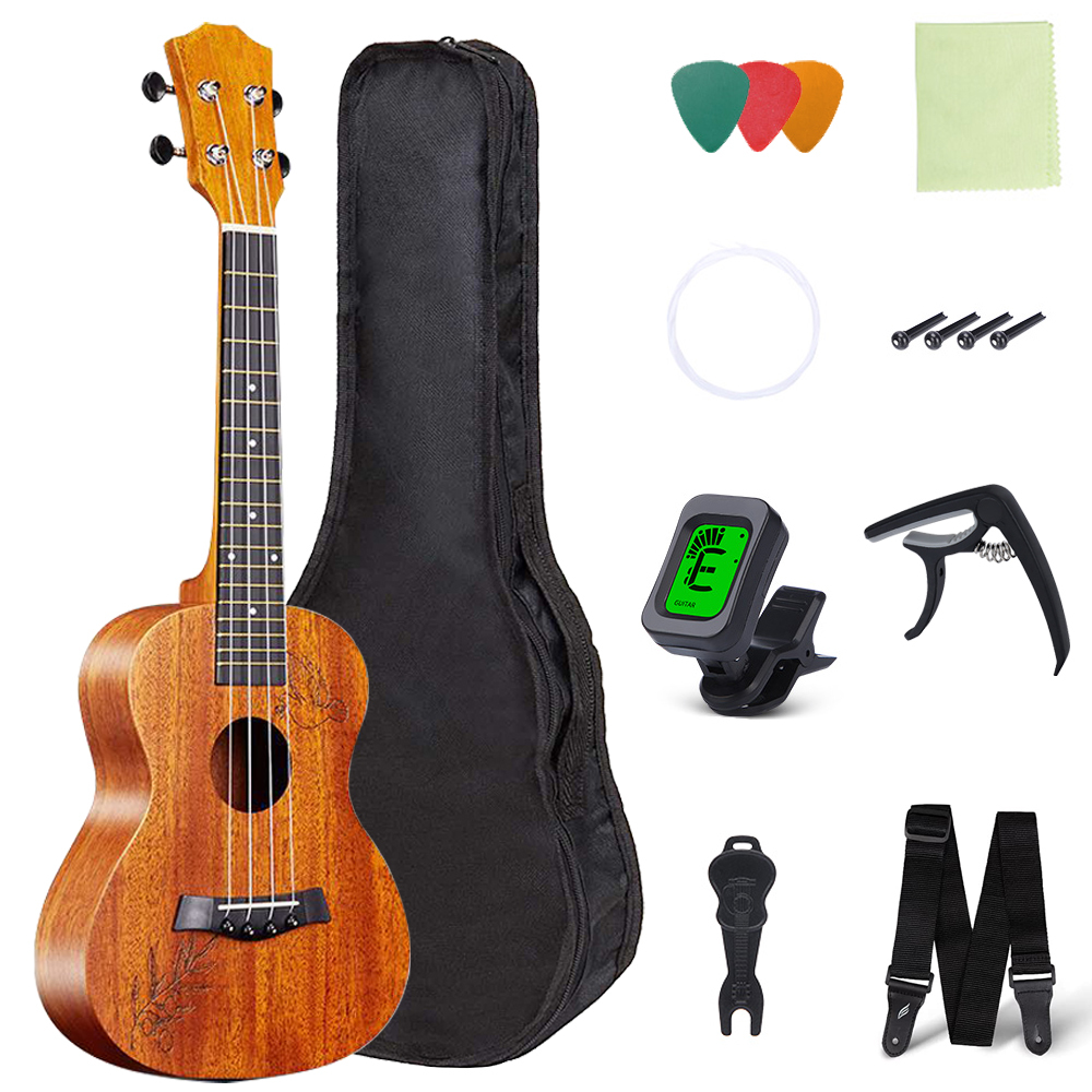 UBETA Concert Ukulele Exotic Mahogany UCFM063 23 inch with Ukulele