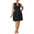 thumbnail image 1 of Soprano Womens Plus Sleeveless Above Knee Party Dress, 1 of 2