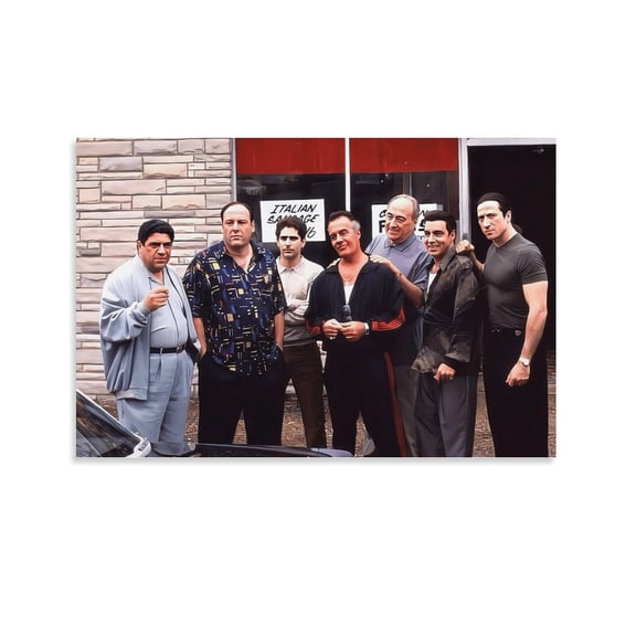 The Sopranos Family Poster - Sopranos Poster (2) Room Aesthetic Poster Print Art Wall Painting Canvas Posters Gifts Modern Bedroom Decor 16x24inch(40x60cm)