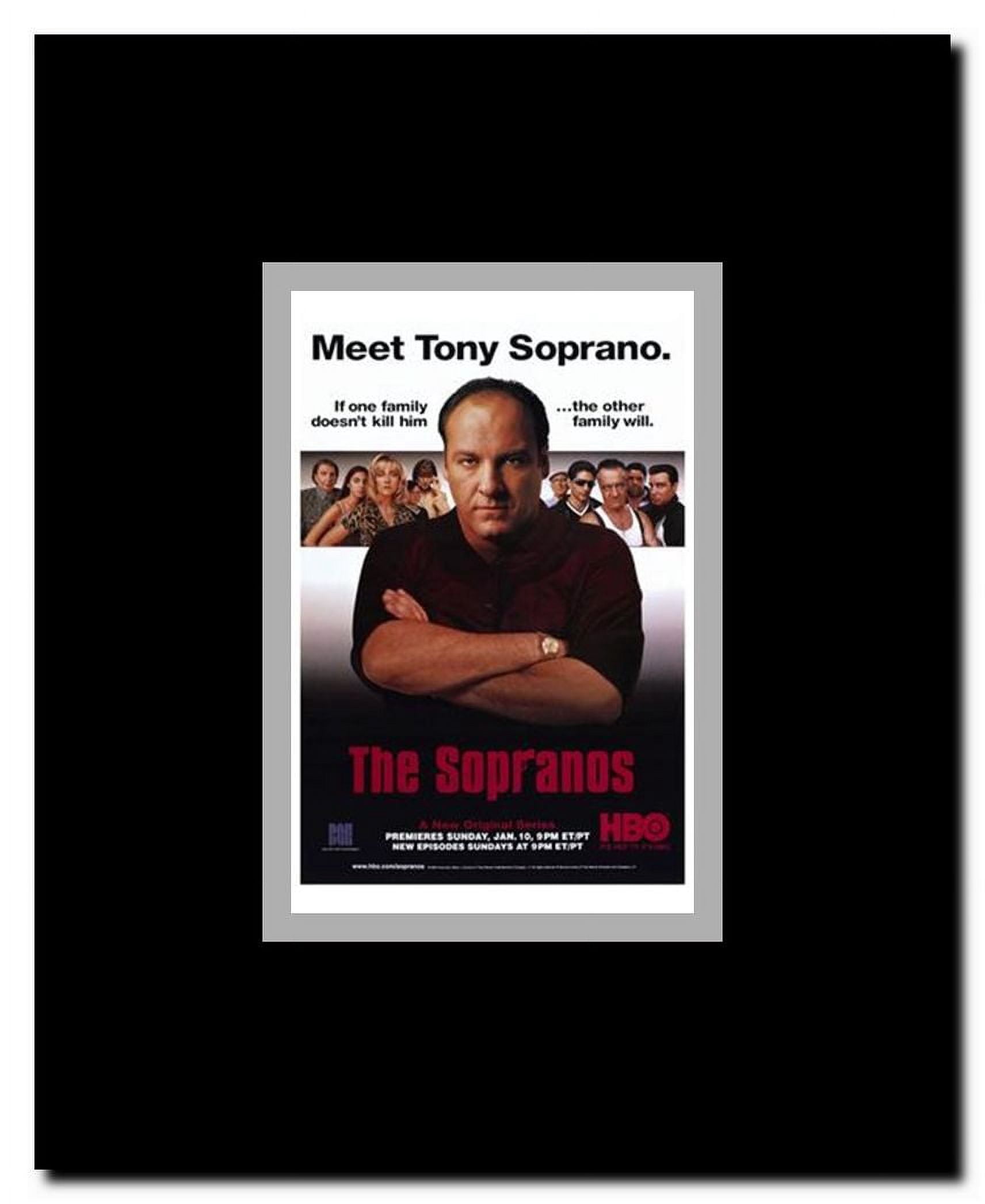 Sopranos Framed Movie Poster