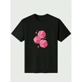 thumbnail image 1 of Sopula Pink 777 Fun Dice Print Vintage Wash Vintage Casual Digital Print Pure Heavy Cotton T Shirt 100% Cotton, 1 of 10