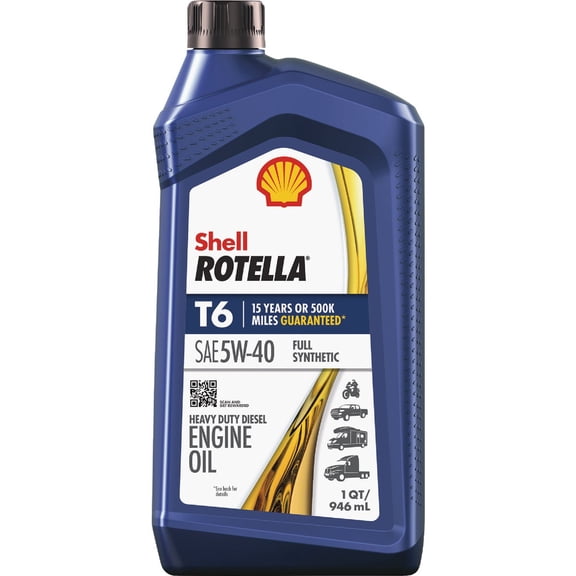 Sopus Products/Lubrication Rotella Shell 5W40 Engine Motor Oil - Pack of 4