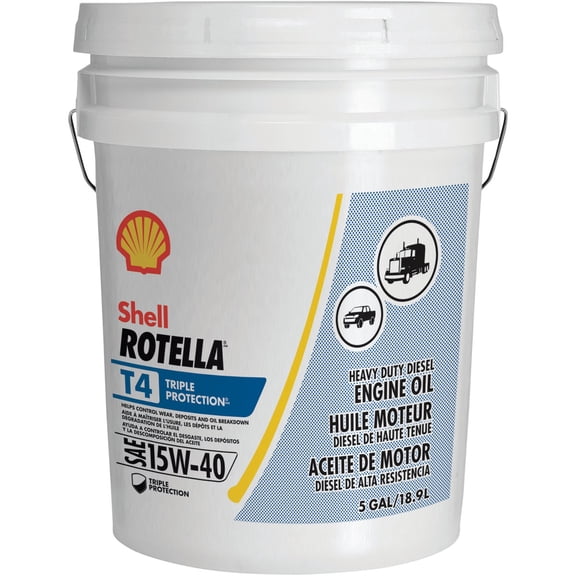 Sopus Products/Lubrication Rotella Shell T4 Triple Protection Motor Oil - Pack of 8
