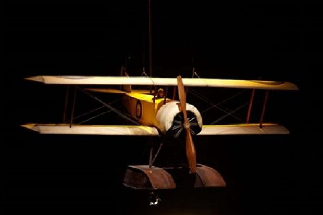 Sopwith Baby seaplane War plane New Zealand Canvas Art - David Wall DanitaDelimont (36 x 24)