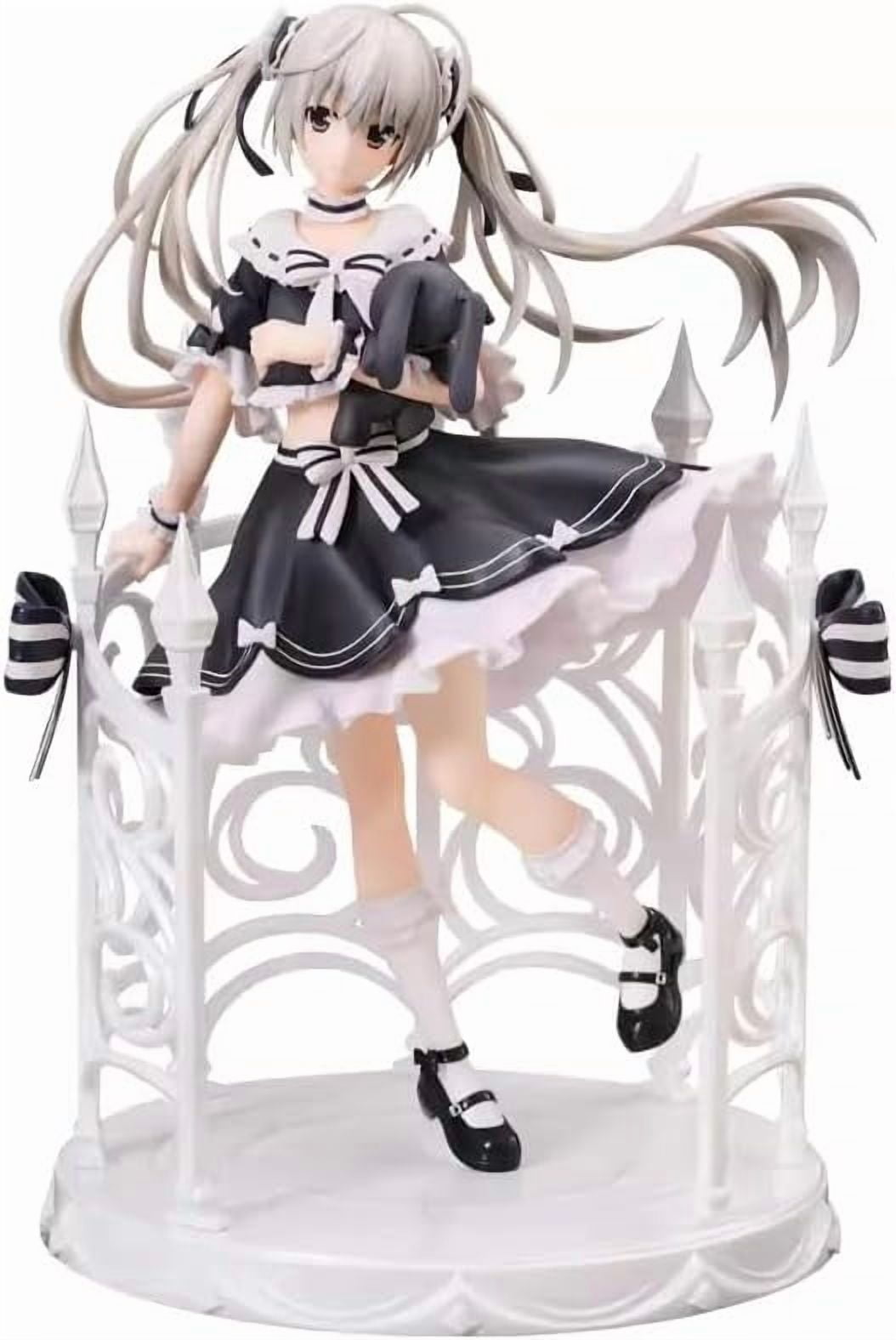 Sora Figure Princess Dress Fence Kasugano Sora Anime Figures 32cm/12.6inch Handmade PVC Cartoon Manga Game Model Decoration Craft Gift