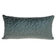 thumbnail image 1 of Sora Transitional Gray & Charcoal Rectangle Throw Pillow, 1 of 1